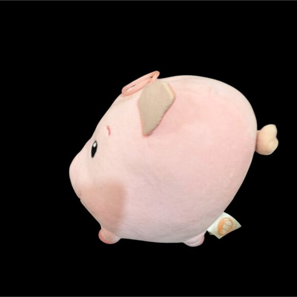 Fiesta Plush Pig Stuffed Animal 6" Pink Adorable Stitched Eyes Vernon CA Toy - Picture 3 of 7